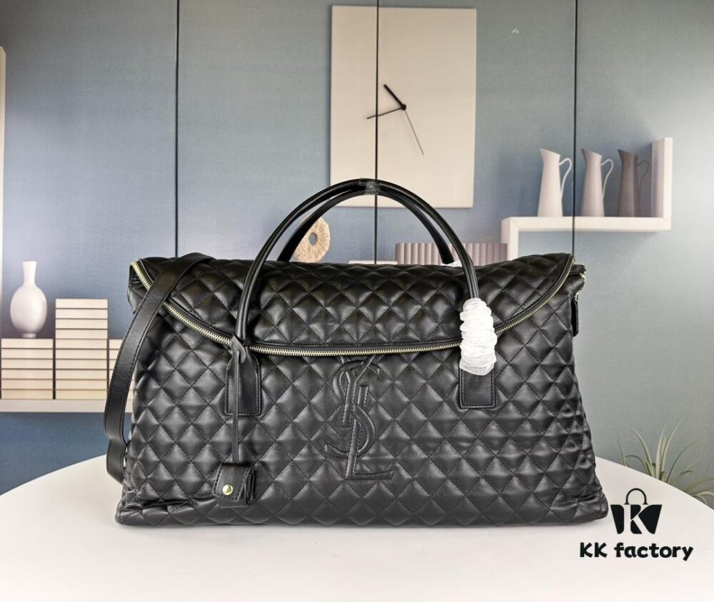 6930c7d66e68136f4d9afd46 Large New YSL ES GIANT Quilted Leather Travel Bag — Rose's Style, Ready to Copy!