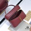 6930c7fa6e68136f4d9afd8e Upgraded Original Version Shipment Black / Gold Buckle Lamb Skin YSL 2024 New Rose Same Style Mini Gaby