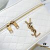 6930c8026e68136f4d9afd9c Upgraded Original Version Shipment Black/Gold Buckle Lamb Leather YSL 2024 New Rose Matching Mini Gaby