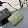 YSL Le Cassandra Box Leather Crossbody Bag – Latest Rose-Favorite 'Tofu' Design, Soft Lambskin Lining, Adjustable Strap