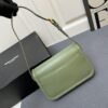 YSL Le Cassandra Box Leather Crossbody Bag – Latest Rose-Favorite 'Tofu' Design, Soft Lambskin Lining, Adjustable Strap