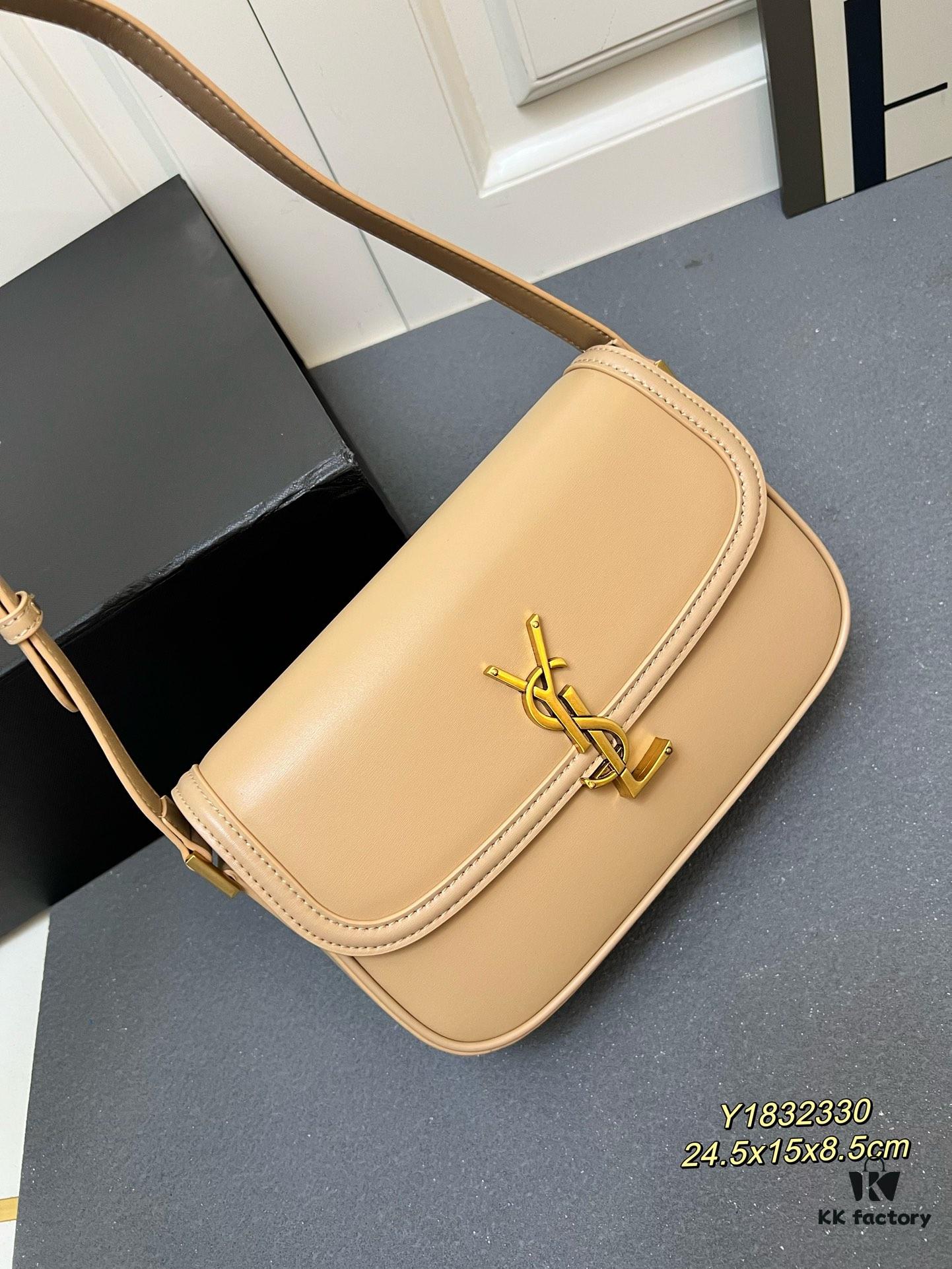 6930c8206e68136f4d9afdcc Latest Arrival: Upgraded YSL Cassandre Box Leather Bag – The Iconic 'Tofu Bag' Loved by Rose