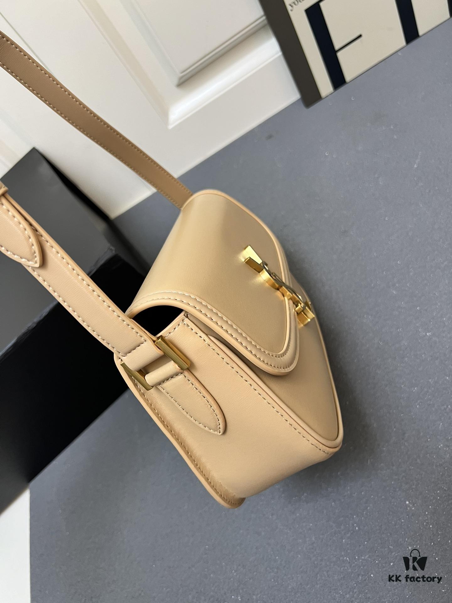 6930c8206e68136f4d9afdcd Latest Arrival: Upgraded YSL Cassandre Box Leather Bag – The Iconic 'Tofu Bag' Loved by Rose