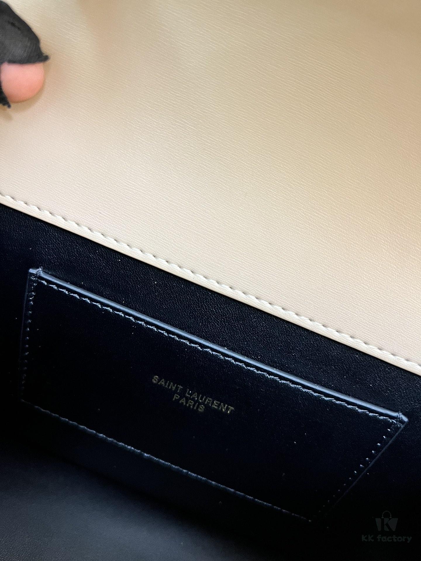 6930c8246e68136f4d9afdd1 Latest Arrival: Upgraded YSL Cassandre Box Leather Bag – The Iconic 'Tofu Bag' Loved by Rose