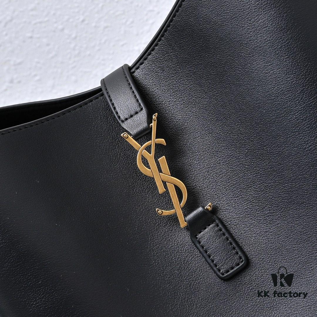 6930c8336e68136f4d9afdea Large YSL Soft Hobo Bag