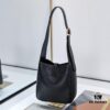 6930c83c6e68136f4d9afdfa Black Lychee - Grain/Gold YSL New Mini Hobo Underarm Bag