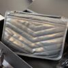 Genuine Leather Medium 28cm MONOGRAMME SAINT LAURENT Front Flap Bag