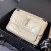 6930c8516e68136f4d9afe19 Genuine Leather Medium 28cm MONOGRAMME SAINT LAURENT Flap Shoulder Bag with YSL Logo Charm and Dual-Use Chain Strap