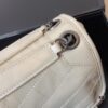 6930c8516e68136f4d9afe1b Genuine Leather Medium 28cm MONOGRAMME SAINT LAURENT Flap Shoulder Bag with YSL Logo Charm and Dual-Use Chain Strap