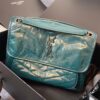 Genuine Leather Medium 28cm MONOGRAMME SAINT LAURENT Front Flap Bag