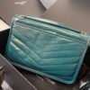 Genuine Leather Medium 28cm MONOGRAMME SAINT LAURENT Front Flap Bag