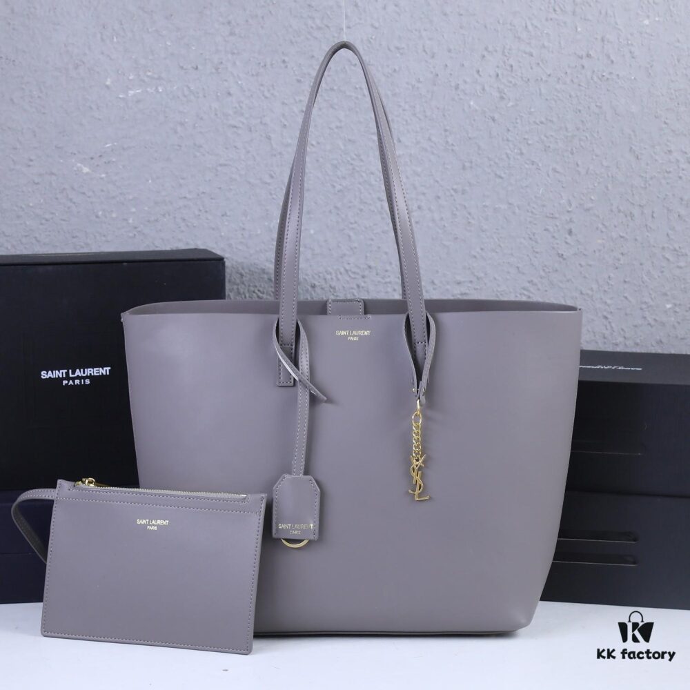 Top Quality Full Cowhide YSL New Tote Bag 🍂🍂 Casual and Versatile, Spacious Interior for Carefree and Secure Travel