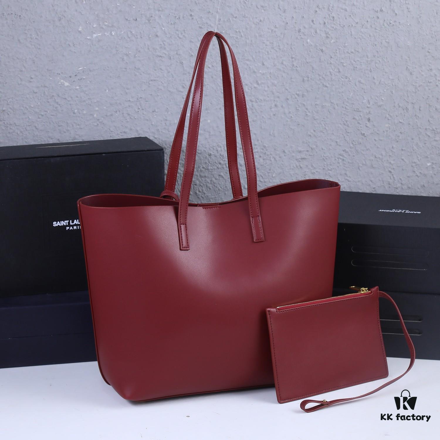 6930c8796e68136f4d9afe63 Top Quality Re-stocked! Full Cowhide YSL New Tote Bag 🍂🍂 Casual and Versatile, Spacious Interior for Hassle-free Travel