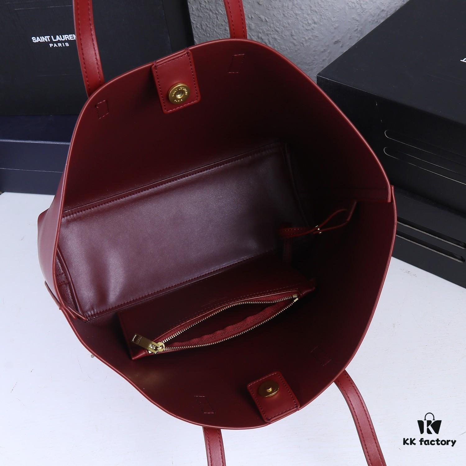 6930c87d6e68136f4d9afe68 Top Quality Re-stocked! Full Cowhide YSL New Tote Bag 🍂🍂 Casual and Versatile, Spacious Interior for Hassle-free Travel