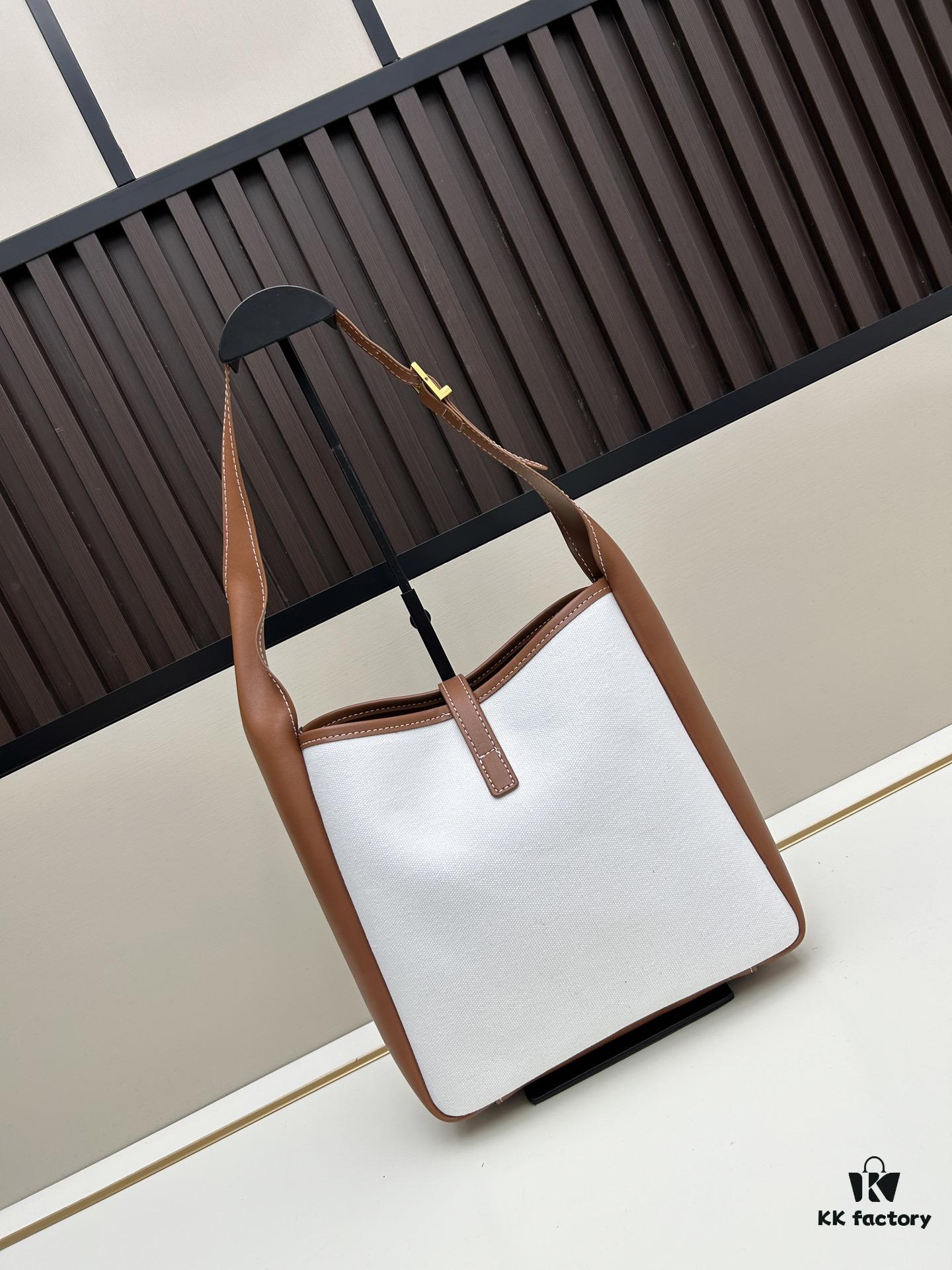 6930c8866e68136f4d9afe75 New Arrival Small Size with Box 💰 Yves Saint Laurent LE 5 À 7 HOBO Canvas Bag Model 8829