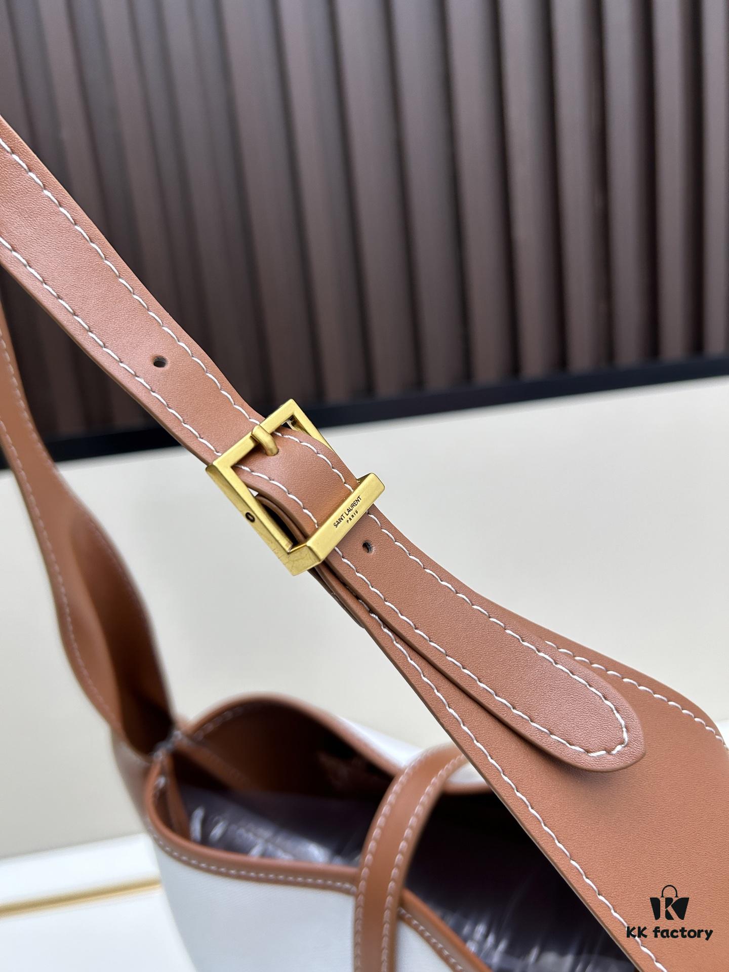 6930c8886e68136f4d9afe7a New Arrival Small Size with Box 💰 Yves Saint Laurent LE 5 À 7 HOBO Canvas Bag Model 8829