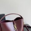 Yves Saint Laurent Plain Weave Crossbody Bucket Bag