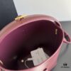Yves Saint Laurent Plain Weave Crossbody Bucket Bag