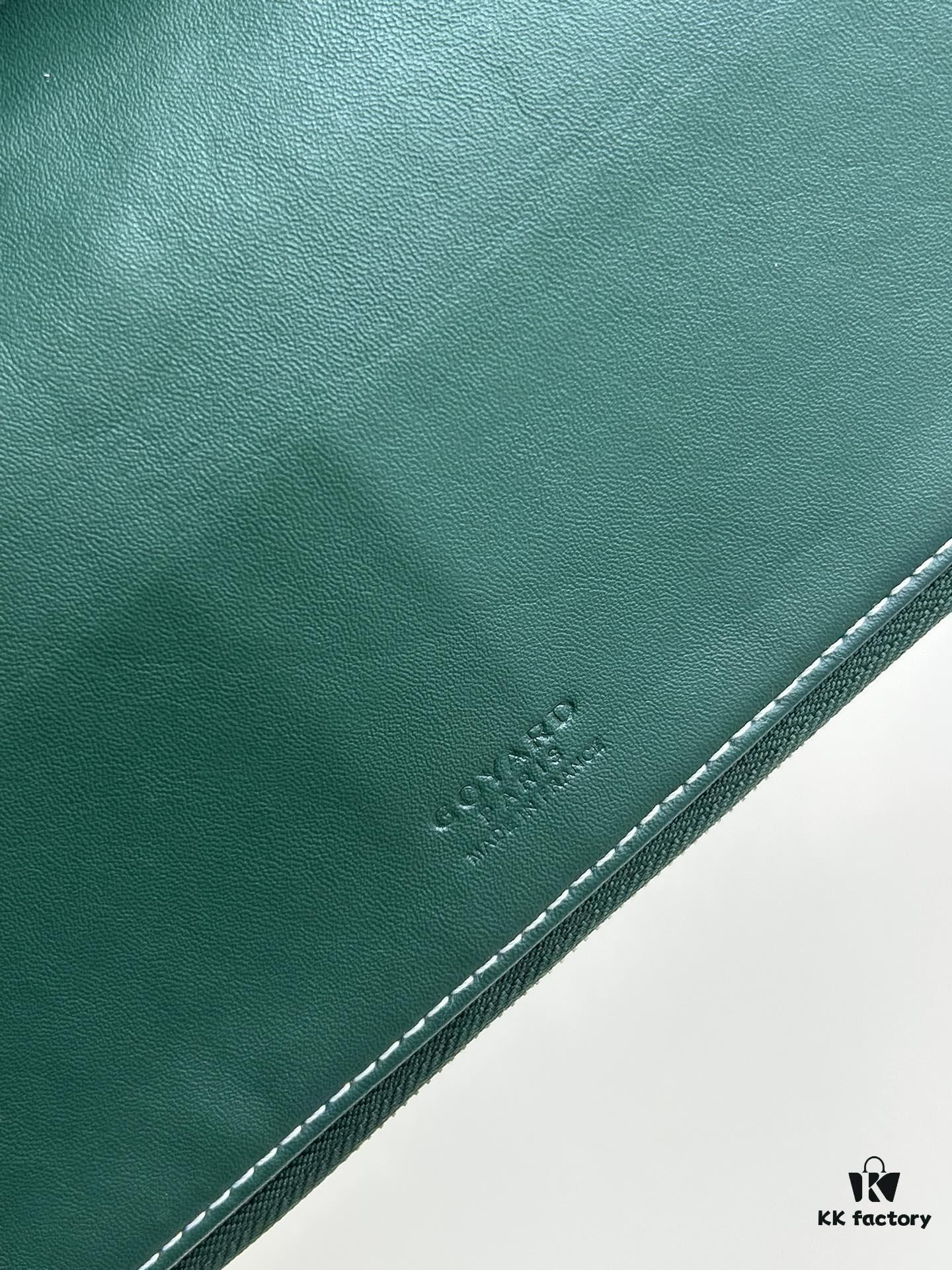 6930c8d46e68136f4d9afee7 SAINTE-MARIE Clutch Bag with Reversible Flap, GOYARDine Canvas and Calfskin Leather