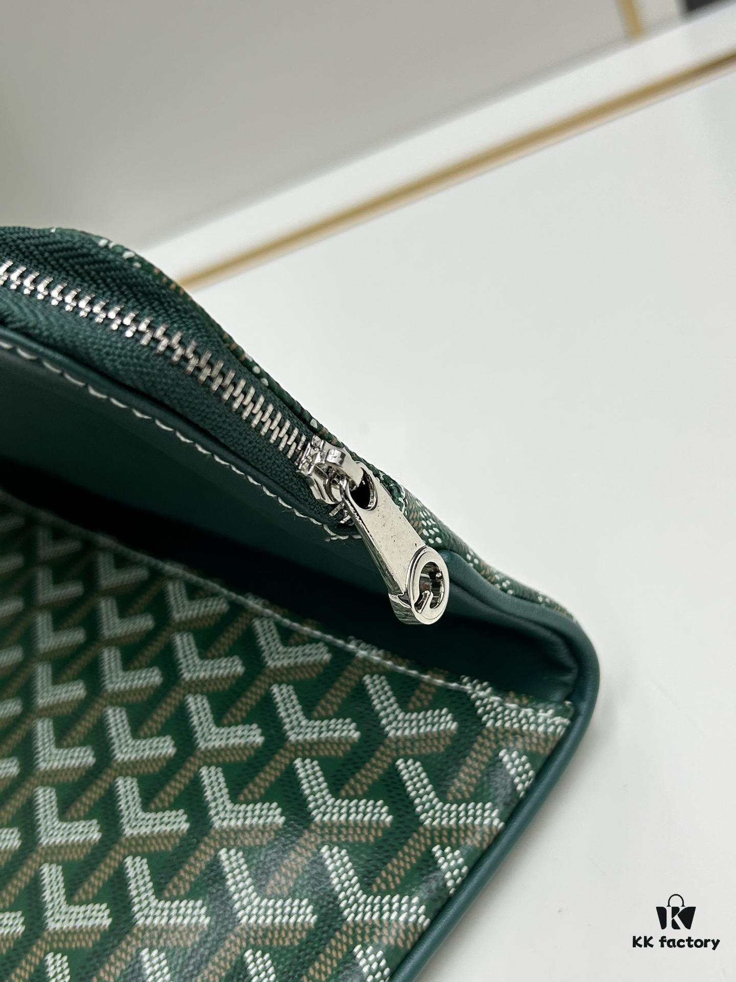 6930c8d46e68136f4d9afee8 SAINTE-MARIE Clutch Bag with Reversible Flap, GOYARDine Canvas and Calfskin Leather