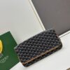 6930c8d76e68136f4d9afeec SAINTE-MARIE Clutch Bag with Double-Faced Flap Design, GOYARD Canvas and Calfskin Leather
