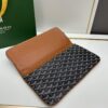 6930c8d86e68136f4d9afeed SAINTE-MARIE Clutch Bag with Double-Faced Flap Design, GOYARD Canvas and Calfskin Leather