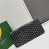 6930c8e46e68136f4d9afeff SAINTE-MARIE Clutch Bag with Reversible Flap Design in GOYARDINE Canvas and Calfskin Leather