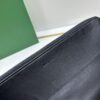 6930c8e56e68136f4d9aff00 SAINTE-MARIE Clutch Bag with Reversible Flap Design in GOYARDINE Canvas and Calfskin Leather