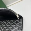 6930c8e56e68136f4d9aff01 SAINTE-MARIE Clutch Bag with Reversible Flap Design in GOYARDINE Canvas and Calfskin Leather