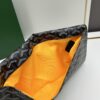 6930c8e76e68136f4d9aff03 SAINTE-MARIE Clutch Bag with Reversible Flap Design in GOYARDINE Canvas and Calfskin Leather