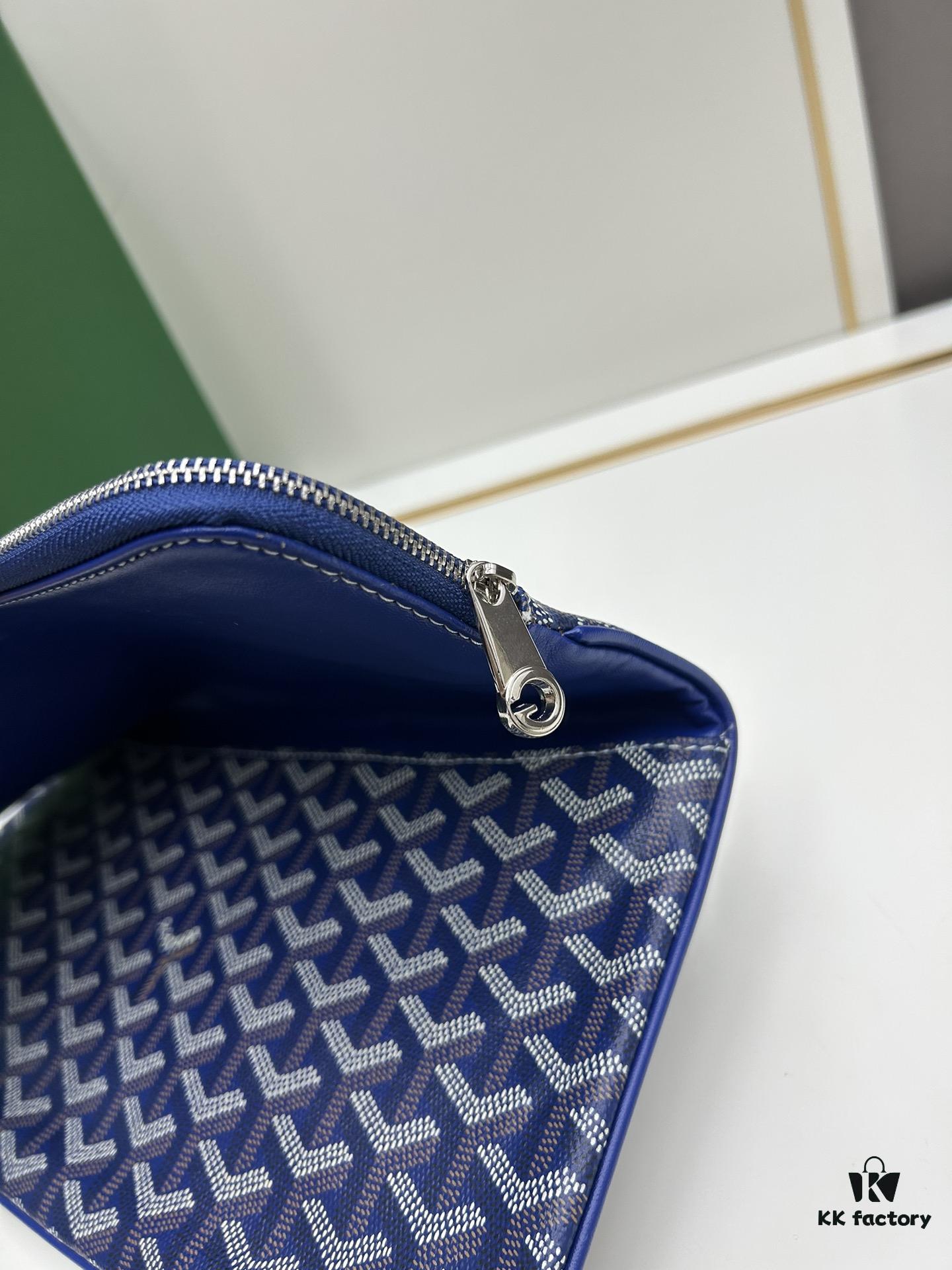 6930c8eb6e68136f4d9aff07 SAINTE-MARIE Clutch with Reversible Flap, GOYARD Canvas and Calfskin Leather