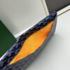 6930c8eb6e68136f4d9aff0a SAINTE-MARIE Clutch with Reversible Flap, GOYARD Canvas and Calfskin Leather