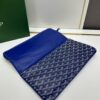 6930c8ec6e68136f4d9aff0b SAINTE-MARIE Clutch with Reversible Flap, GOYARD Canvas and Calfskin Leather