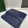 6930c8ec6e68136f4d9aff0c SAINTE-MARIE Clutch with Reversible Flap, GOYARD Canvas and Calfskin Leather