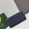6930c8ed6e68136f4d9aff0e SAINTE-MARIE Clutch Bag with Reversible Flap Design, GOYARDine Canvas and Chevron Calfskin