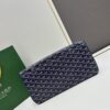 6930c8ed6e68136f4d9aff0f SAINTE-MARIE Clutch Bag with Reversible Flap Design, GOYARDine Canvas and Chevron Calfskin