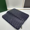 6930c8f56e68136f4d9aff1a SAINTE-MARIE Clutch Bag with Reversible Flap Design, GOYARDine Canvas and Chevron Calfskin