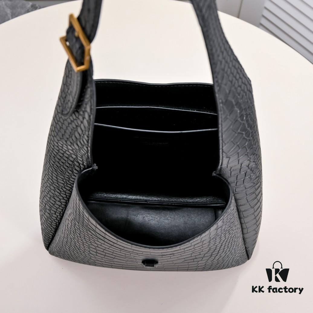 6930c9cb6e68136f4d9b008c Saint Laurent 2023 Spring New Arrival - Hobo Rose Style Shoulder Bag