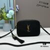 6930c9cf6e68136f4d9b0093 YSL Saint Laurent Calfskin Woven Camera Bag with Box