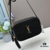 6930c9d16e68136f4d9b0099 YSL Saint Laurent Calfskin Woven Camera Bag with Box