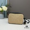 6930c9d56e68136f4d9b009e YSL Saint Laurent Calfskin Woven Camera Bag with Box ||| NEW Lou Camera Bag - Black Woven Design with Gold-Tone Hardware, Italian Calfskin