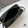 6930c9d66e68136f4d9b00a1 YSL Saint Laurent Calfskin Woven Camera Bag with Box ||| NEW Lou Camera Bag - Black Woven Design with Gold-Tone Hardware, Italian Calfskin