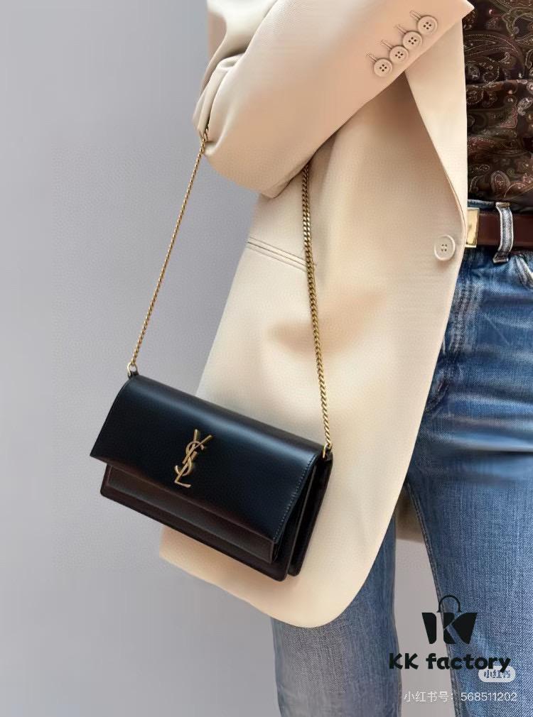 6930c9db6e68136f4d9b00a9 New YSL Classic Chain Bag with Box | Timeless Elegance in Black Leather