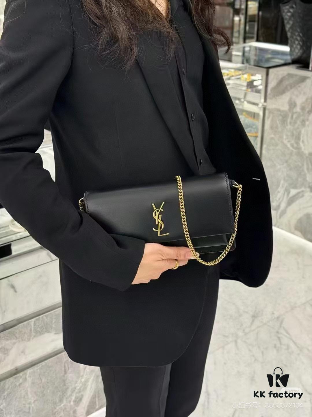 6930c9df6e68136f4d9b00b1 New YSL Classic Chain Bag with Box | Timeless Elegance in Black Leather
