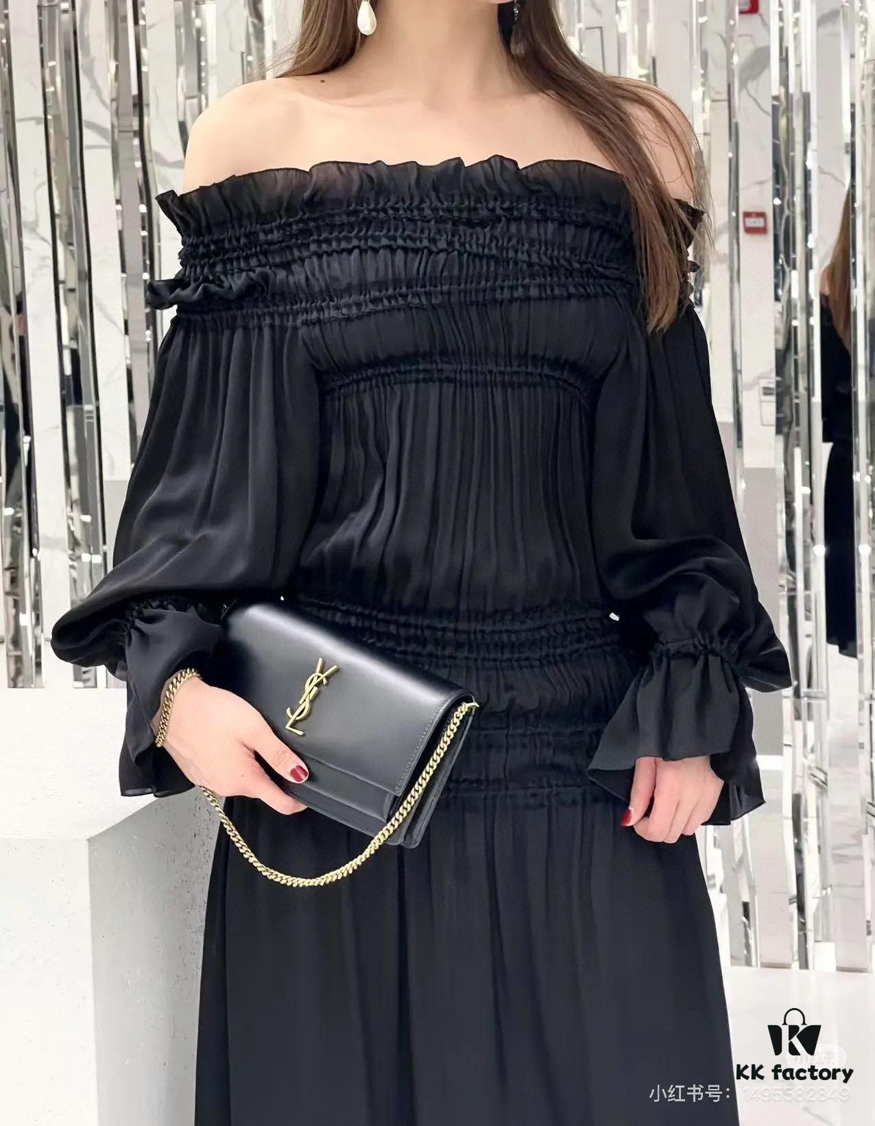 6930c9e16e68136f4d9b00b4 New YSL Classic Chain Bag with Box | Timeless Elegance in Black Leather