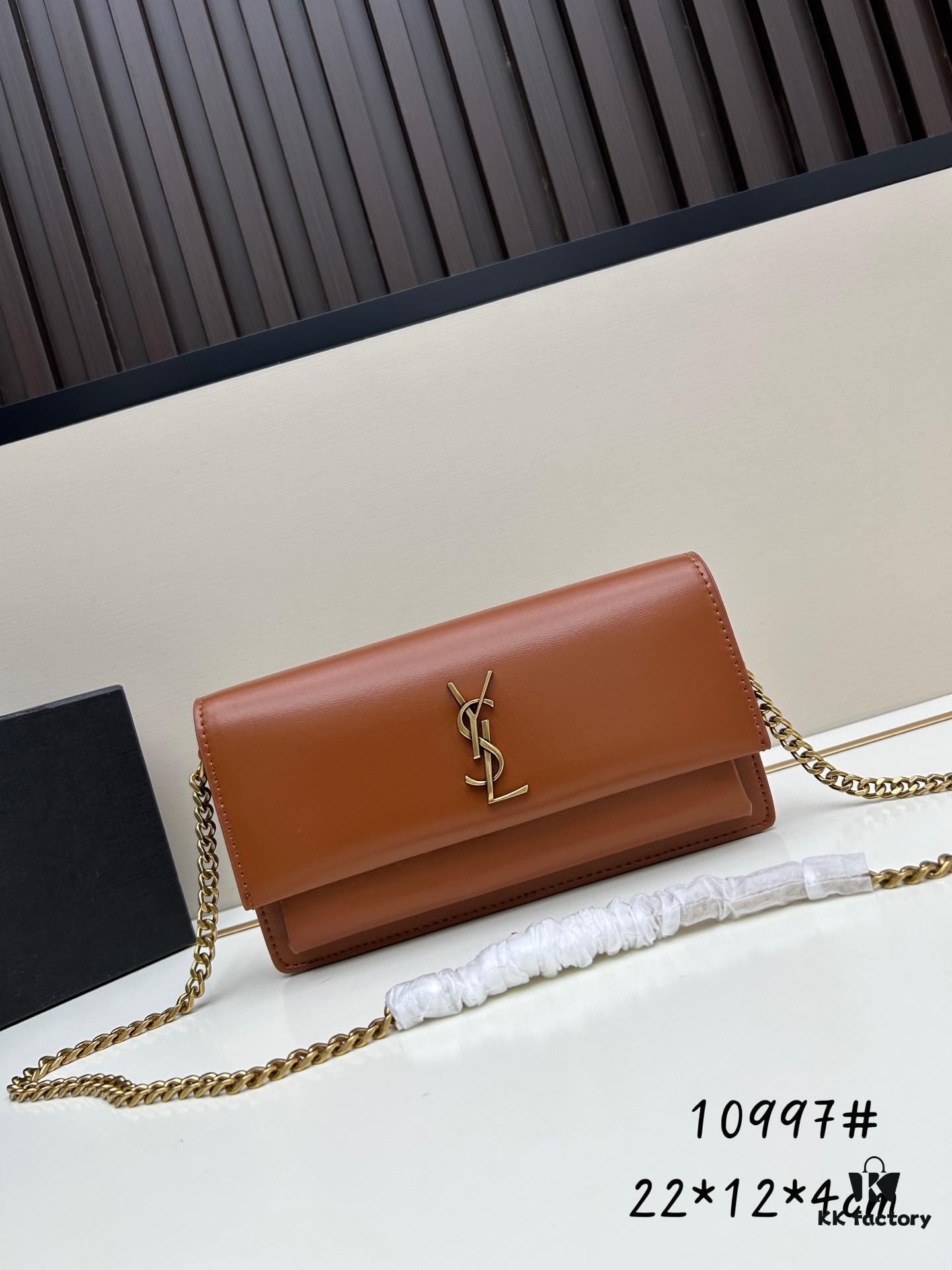 6930c9e46e68136f4d9b00b7 New YSL Classic Chain Bag with Box | Timeless Elegance in Black Leather