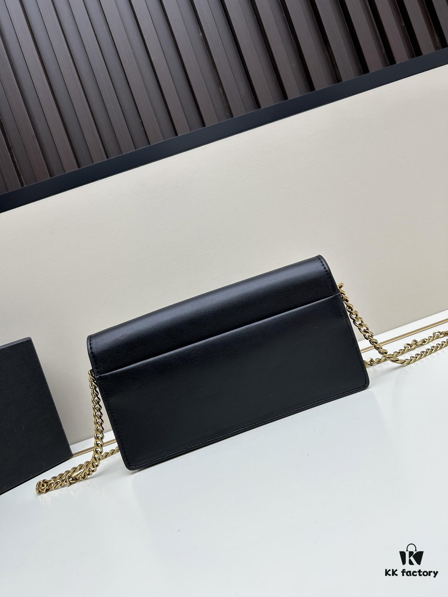 6930c9e86e68136f4d9b00bc New YSL Classic Chain Bag with Box | Timeless Elegance in Black Leather