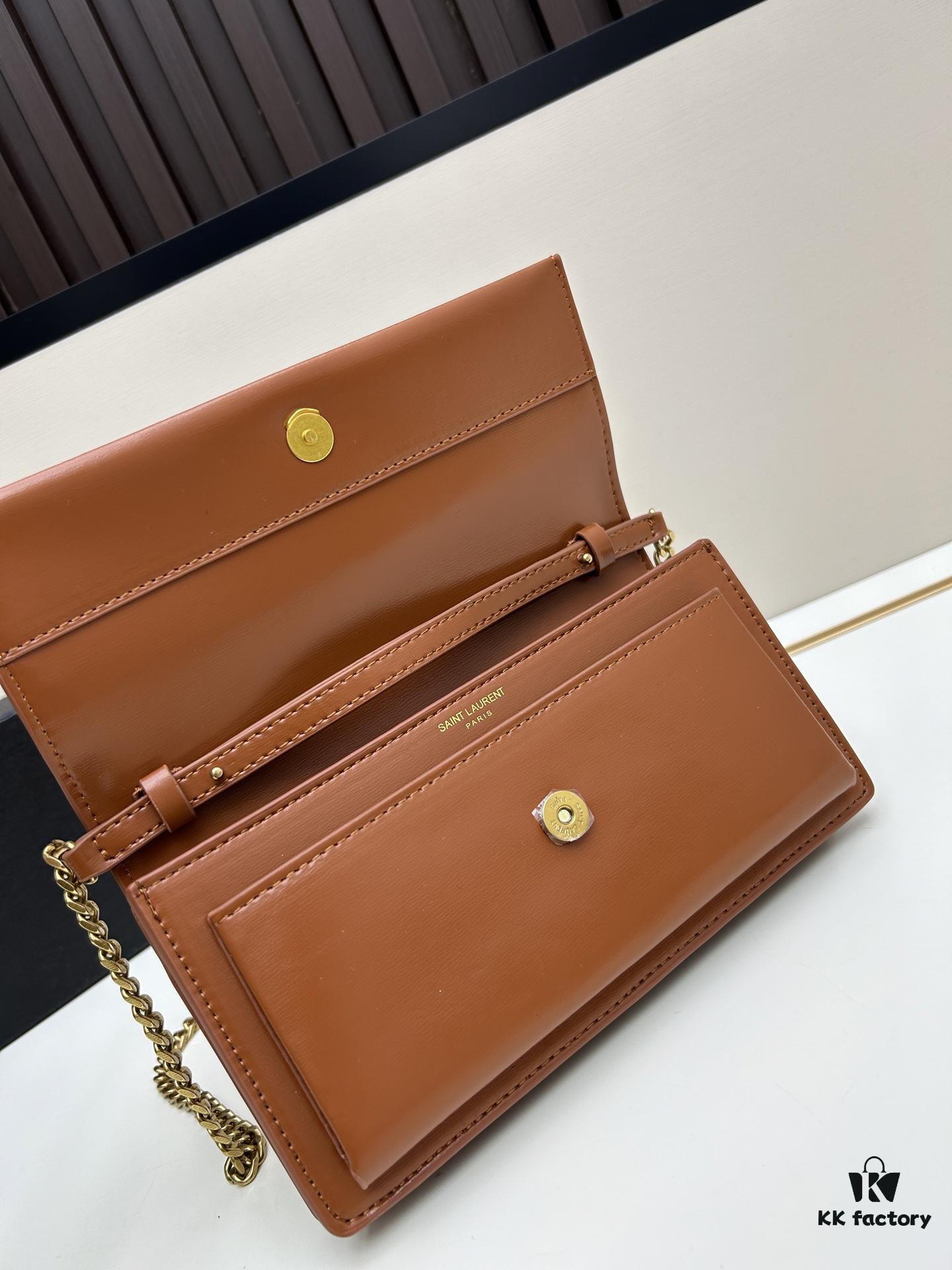 6930c9f56e68136f4d9b00cc New YSL Classic Chain Bag with Box | Timeless Elegance in Black Leather
