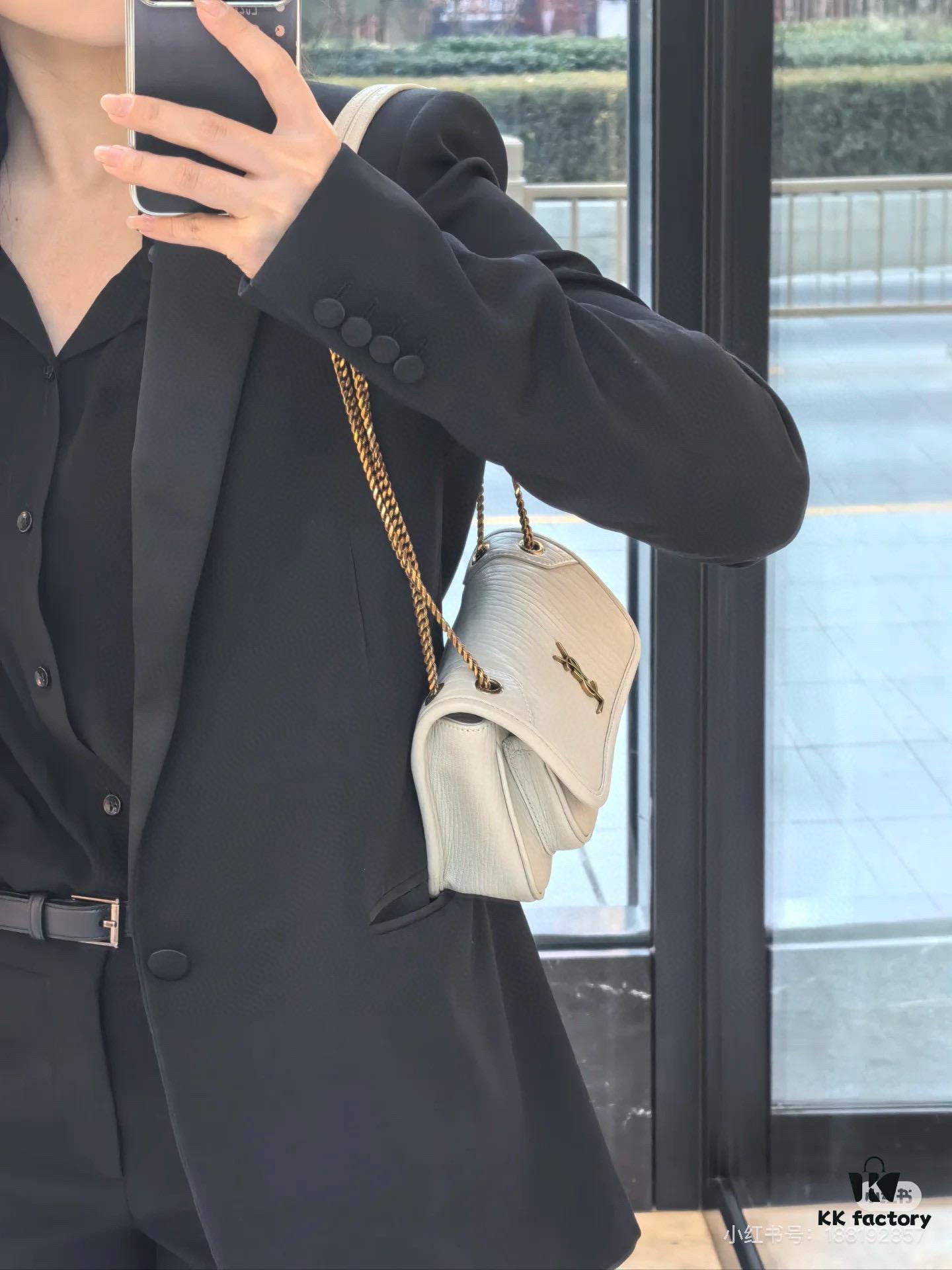 6930ca096e68136f4d9b00ee New Arrival with Box 💰 YSL Saint Laurent Niki Grained Lambskin Mini Shoulder Bag