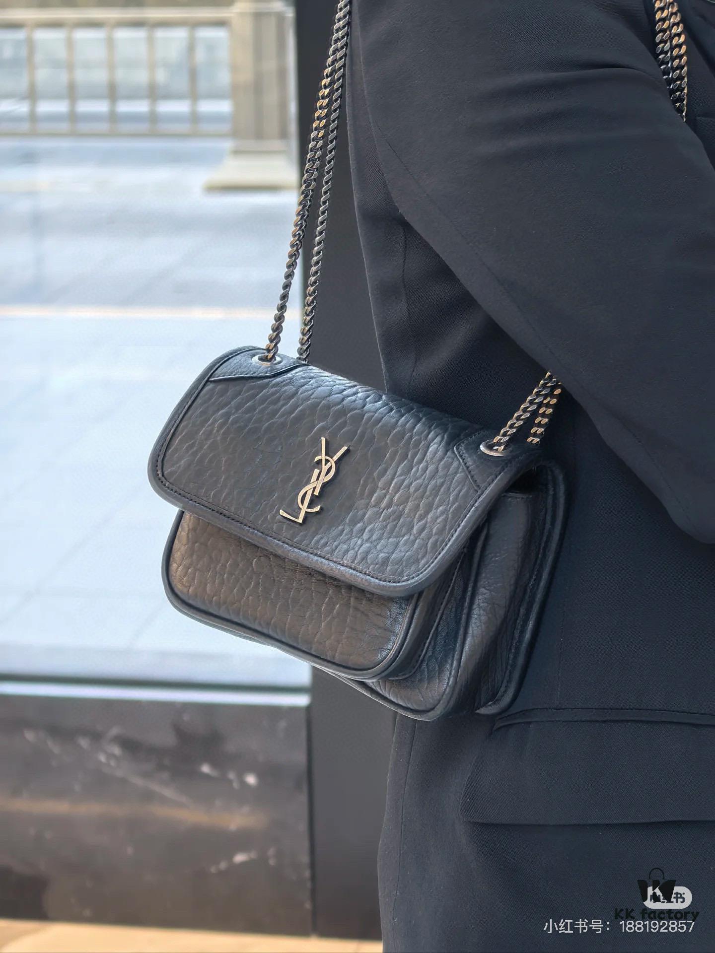 6930ca0d6e68136f4d9b00f4 New Arrival with Box 💰 YSL Saint Laurent Niki Grained Lambskin Mini Shoulder Bag